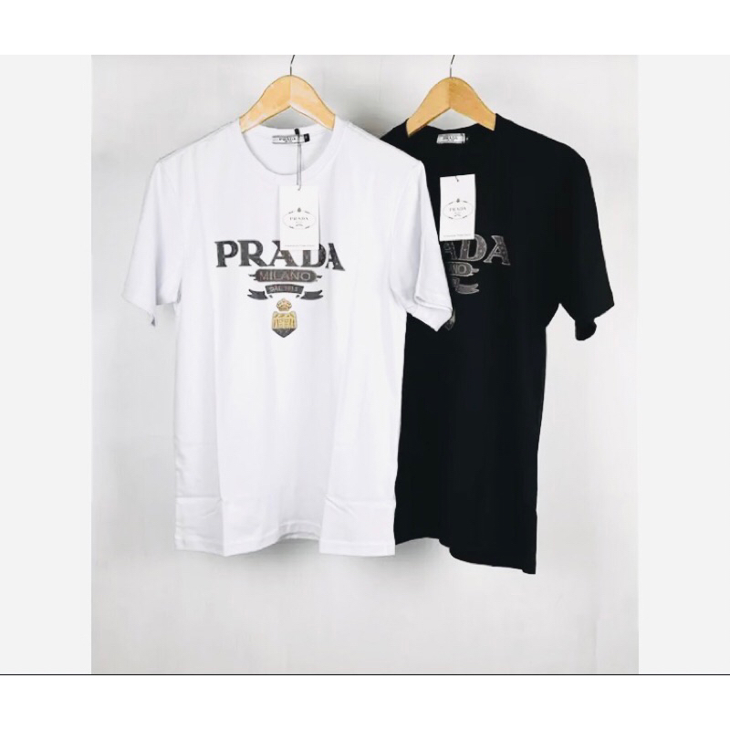 Baju Kaos Premium Prada Hight Quality / Kaos Import Pria Lengan Pendek