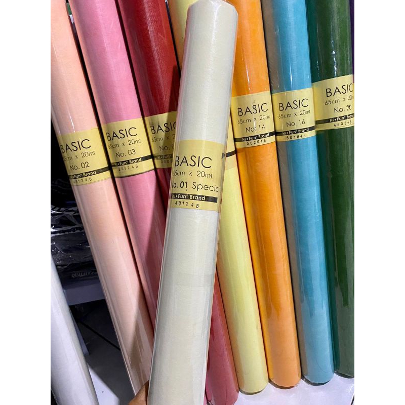 

PAPER TISSUE ROLL 20 METER/ KERTAS TISSUE TERMURAH / FLOWER WRAPPING PEMBUNGKUS BUNGA / HANDCRAFT