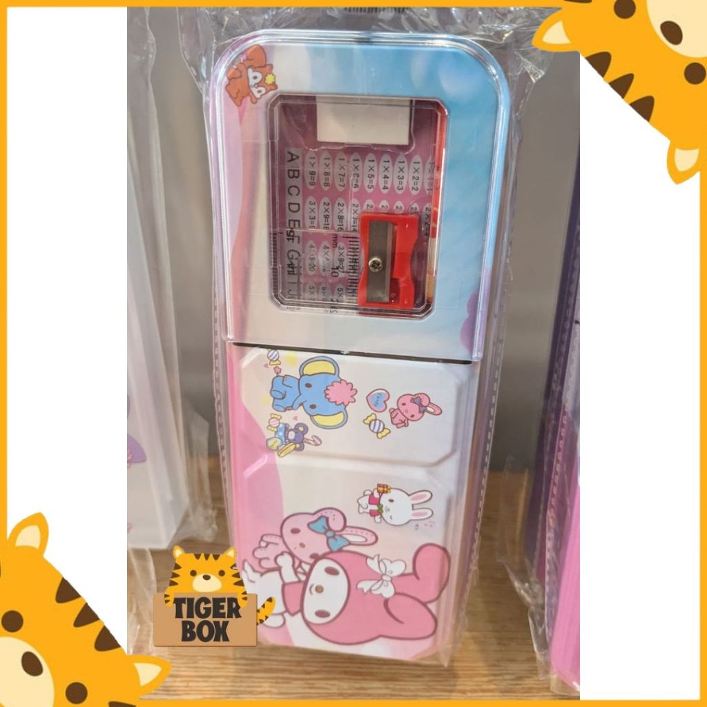 

Tempat Pensil Kaleng Sanrio Kotak Pencil Case Kuromi Cinnamoroll My Melody