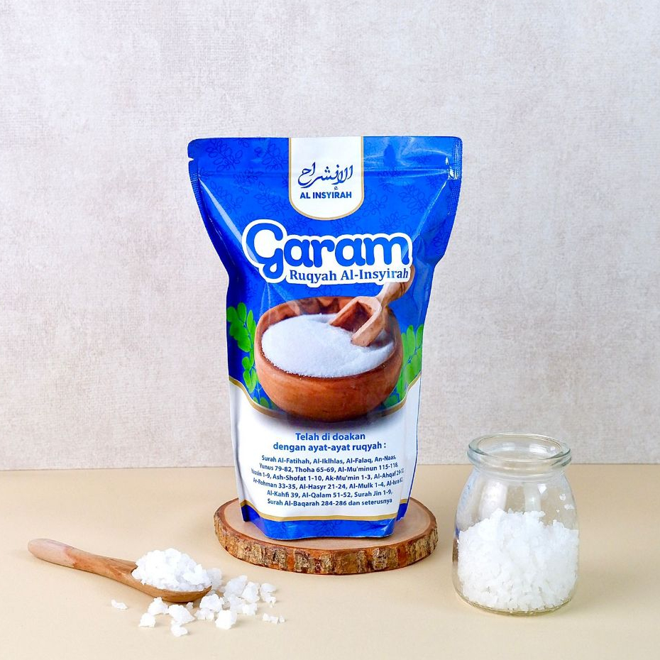 

Garam Ruqyah Al-Insyirah Original 100% Untuk Menetralisir Dari Energi Negatif 750Gr