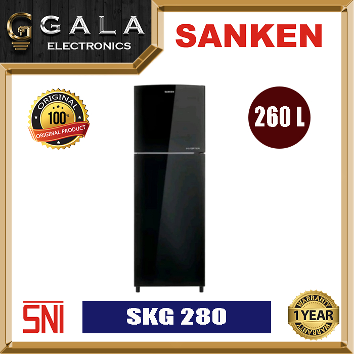 Lemari Es - Kulkas Sanken SKG 280 Jumbo (2 Pintu)