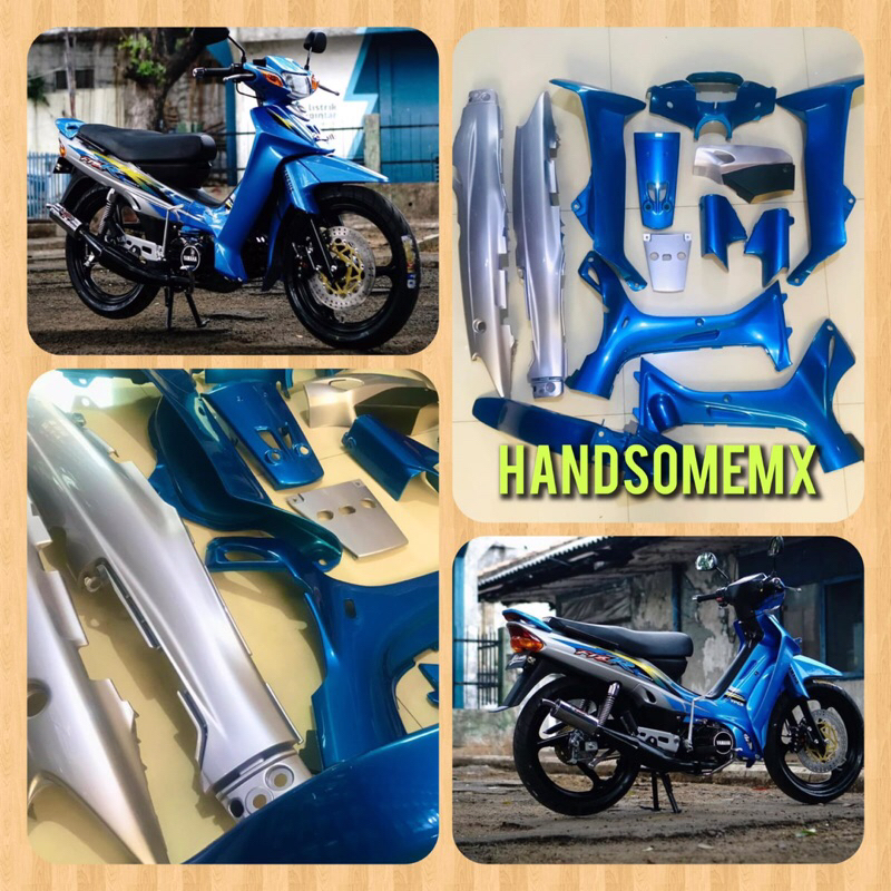 body f1zr biru silver   body set f1zr limited edition cover body yamaha f1zr biru bc3 original cover