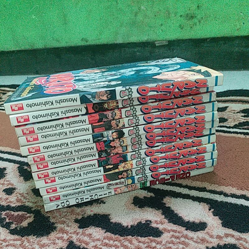 komik naruto vol 61-72 one piece vol 80