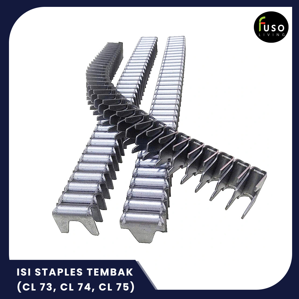 

ISI STAPLES TEMBAK/STAPLES SPRING BED CL 73, CL 74, CL 75 PERBATANG