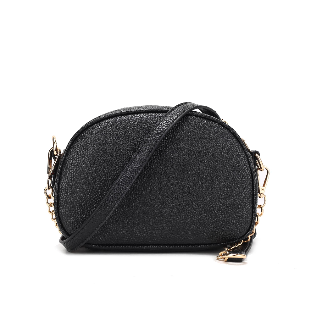 CUCI GUDANG ZBRA Tas Selempang Wanita Mini Import Leon Bag Slingbag Original Branded Hitam #8826