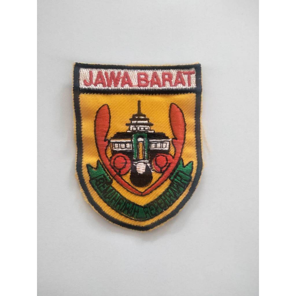Patch Badge Emblem Bordir Timbul Pramuka Jawa Barat