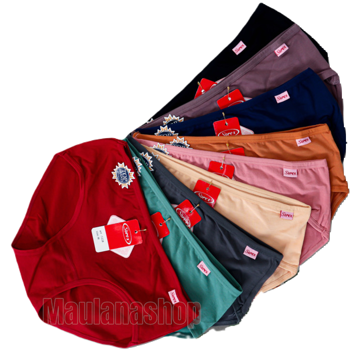 6Pcs CD Sorex 1228 | Celana Dalam Wanita Basic Cutting Midi | Cd Sorex SOFT & COMFORT