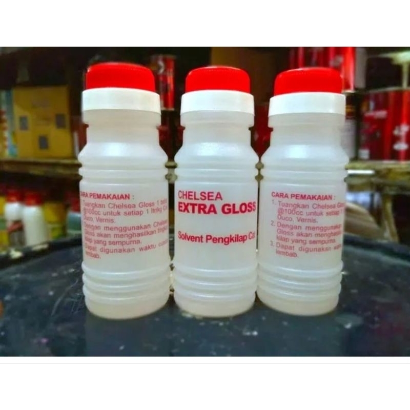extra gloss solvent pengilap cat duko