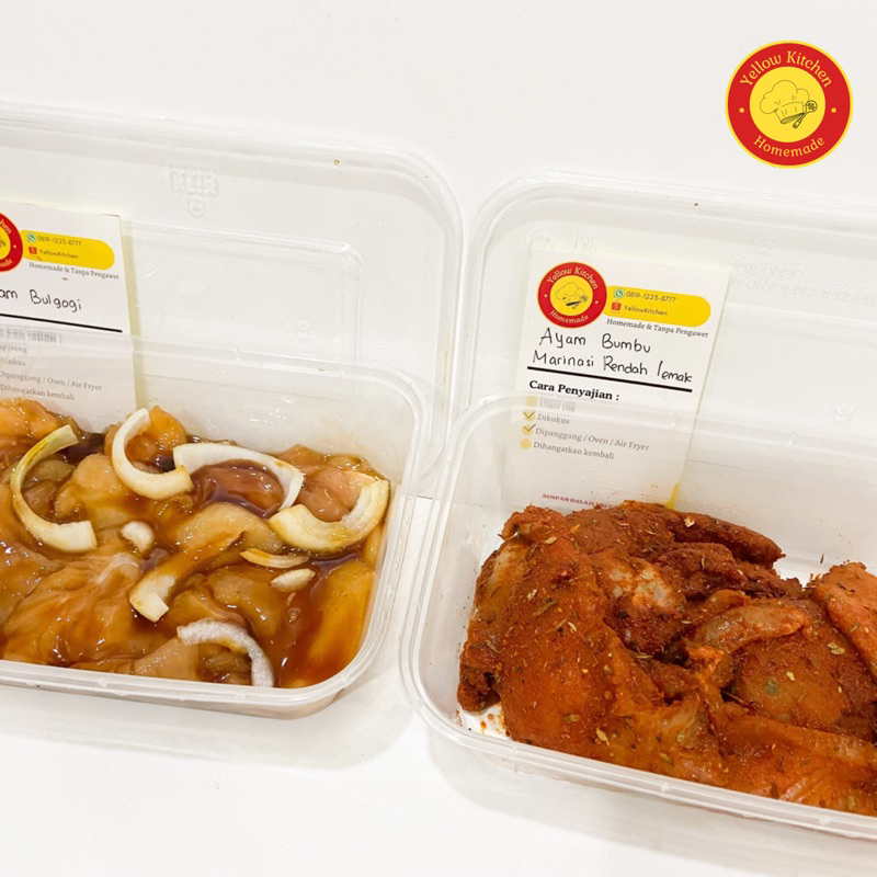 

KIRIM INSTAN Ayam Marinasi Rendah Lemak, Bulgogi, Blackpaper, chicken strip, chicken wings