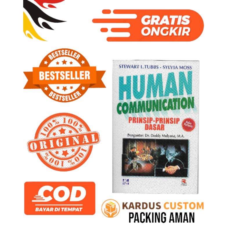Buku Human Communication Prinsip - Prinsip Dasar Buku Pertama -Stewart L. Tubbs - Sylvia Moss