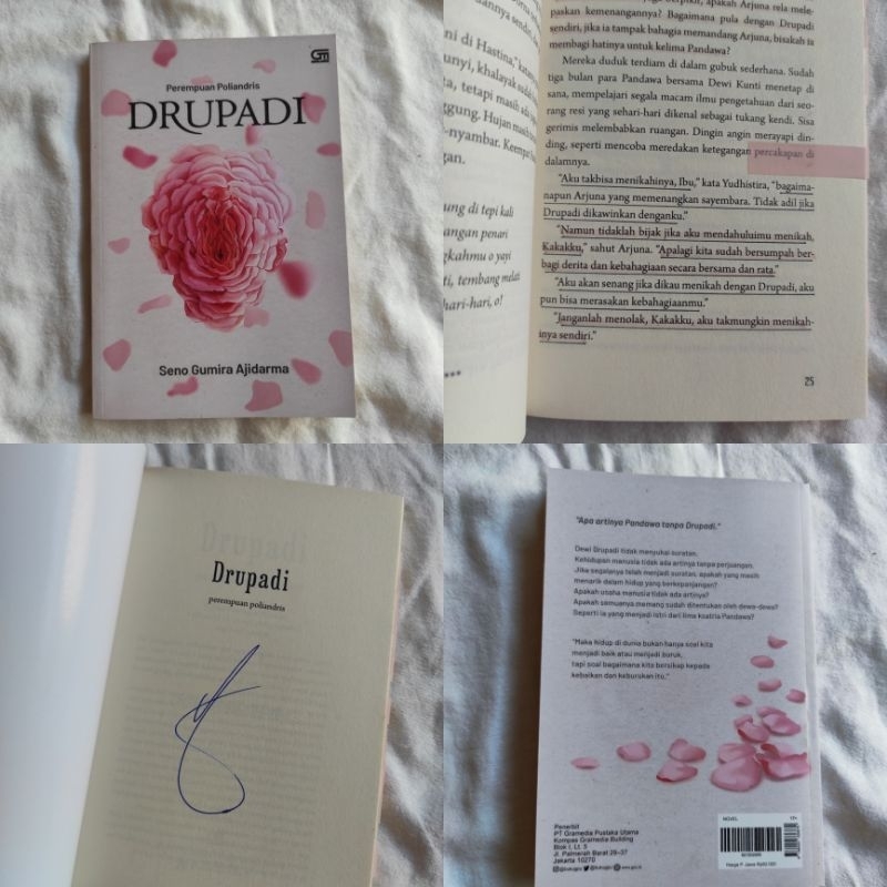 Kitab Epos Mahabharata + Lakon Asmaraloka + Drupadi (Dapat 3 buku) | Bahasa Indonesia, ORI, Preloved