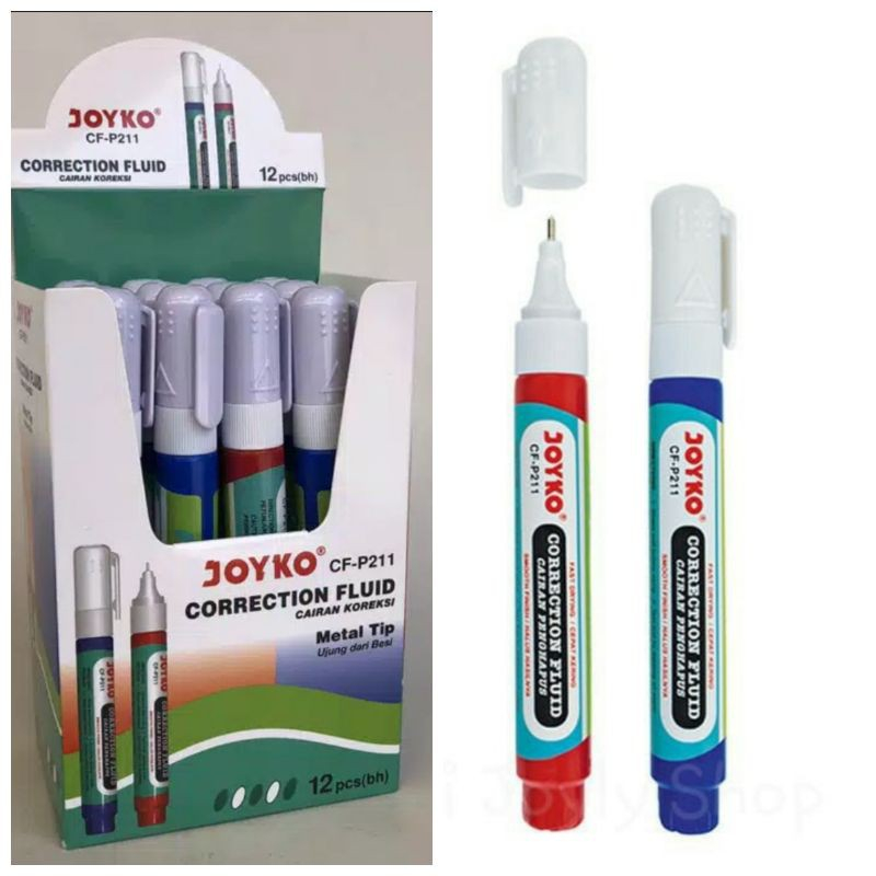 

Tipe X / Tipex / Tip Ex / Pen Correction merk Joyko CF-P211 | (ASLI) 100% ORIGINAL