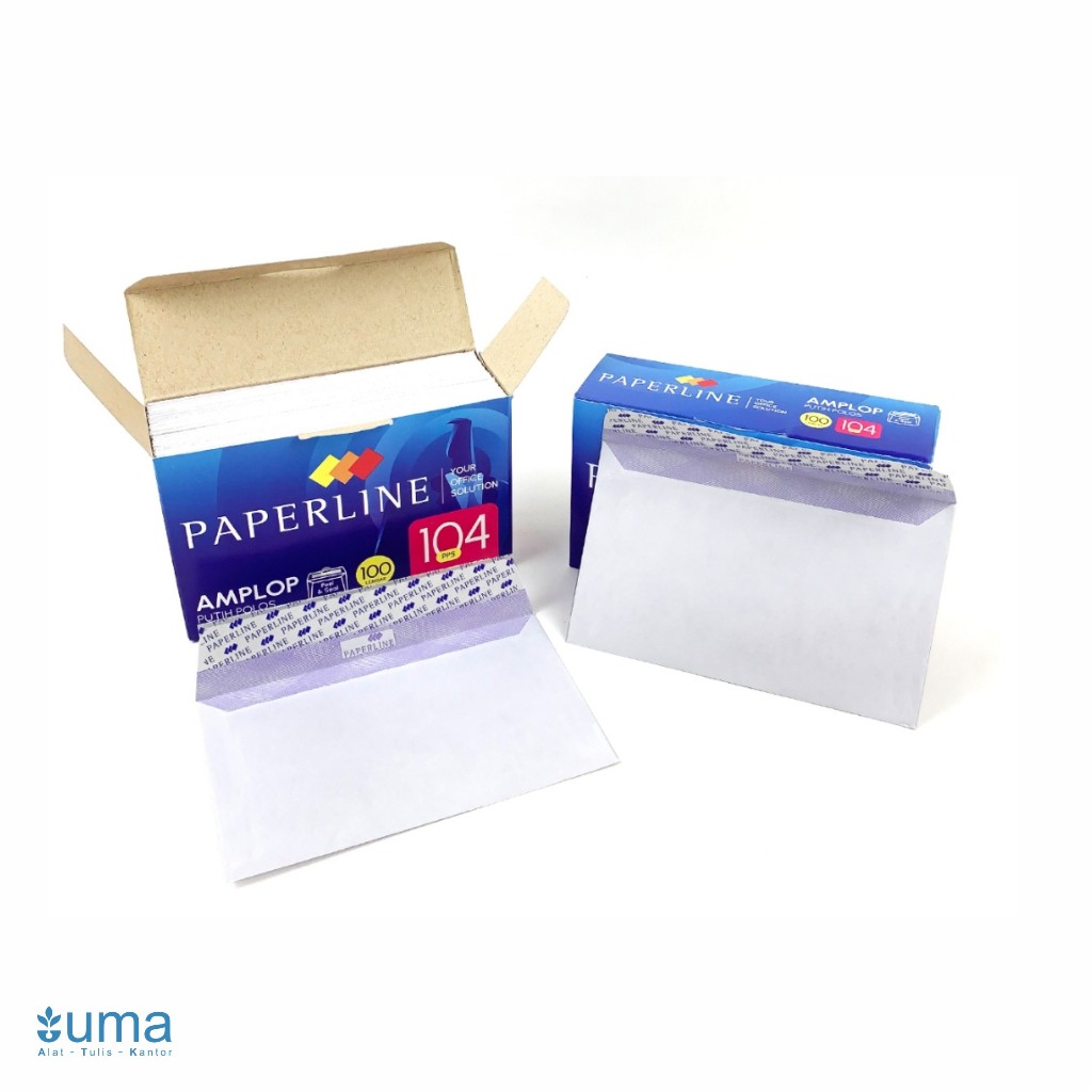 

Amplop Putih I Paperline 104 PPS Uk. 95 x 152 mm