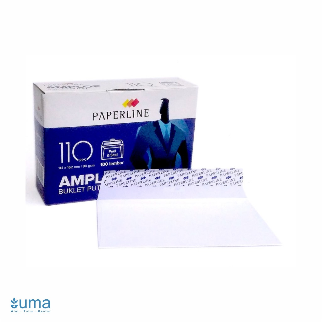 

Amplop Putih I Paperline 110 PPS Uk. 114 x 162 mm