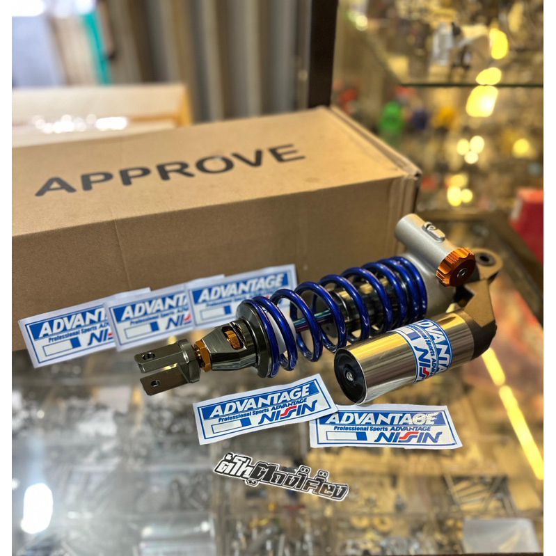 

Stiker Advantage nissin biru harga 1 pcs