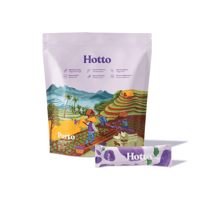 

ASEMKAJKT - Hotto Purto Multigrain with Purple Potato 1 Pouch - 16 Sachet