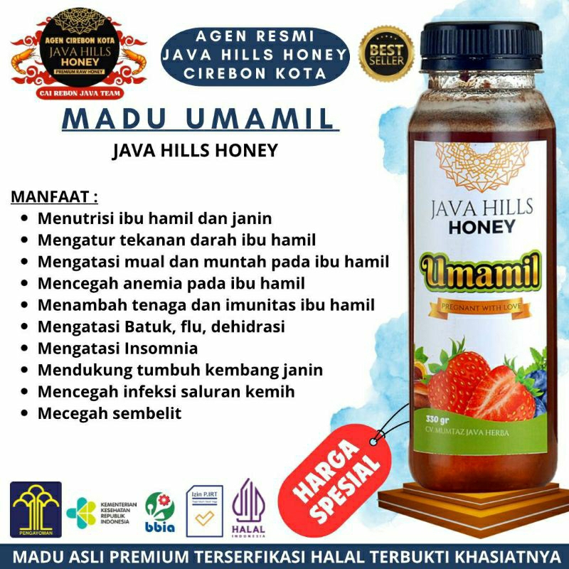 

Madu umamil 320gr Java Hills Honey