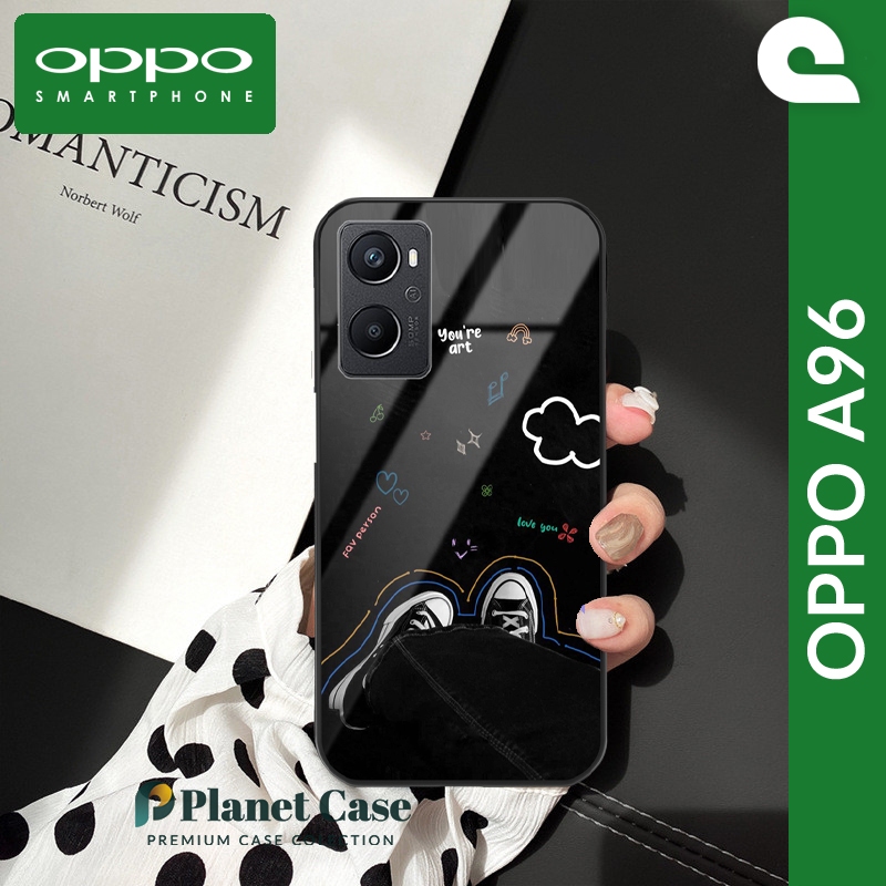 Case Oppo A96 A76 Casing Pelindung Body dan Kamera Oppo A96 A76 Softcase Karakter Oppo A96 Silikon P