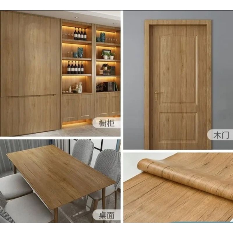 stiker marmer marble tebal serat kayu cocok untuk kaca dan tembok dan kitchen set