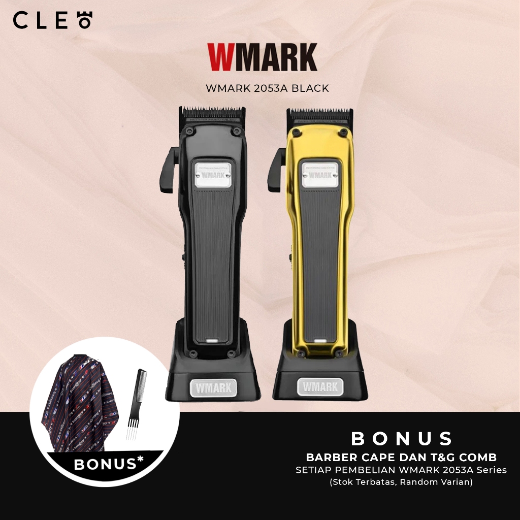 Wmark Hair Clipper NG-2053A / CLIPPER CORDLESS - 100% Orinal
