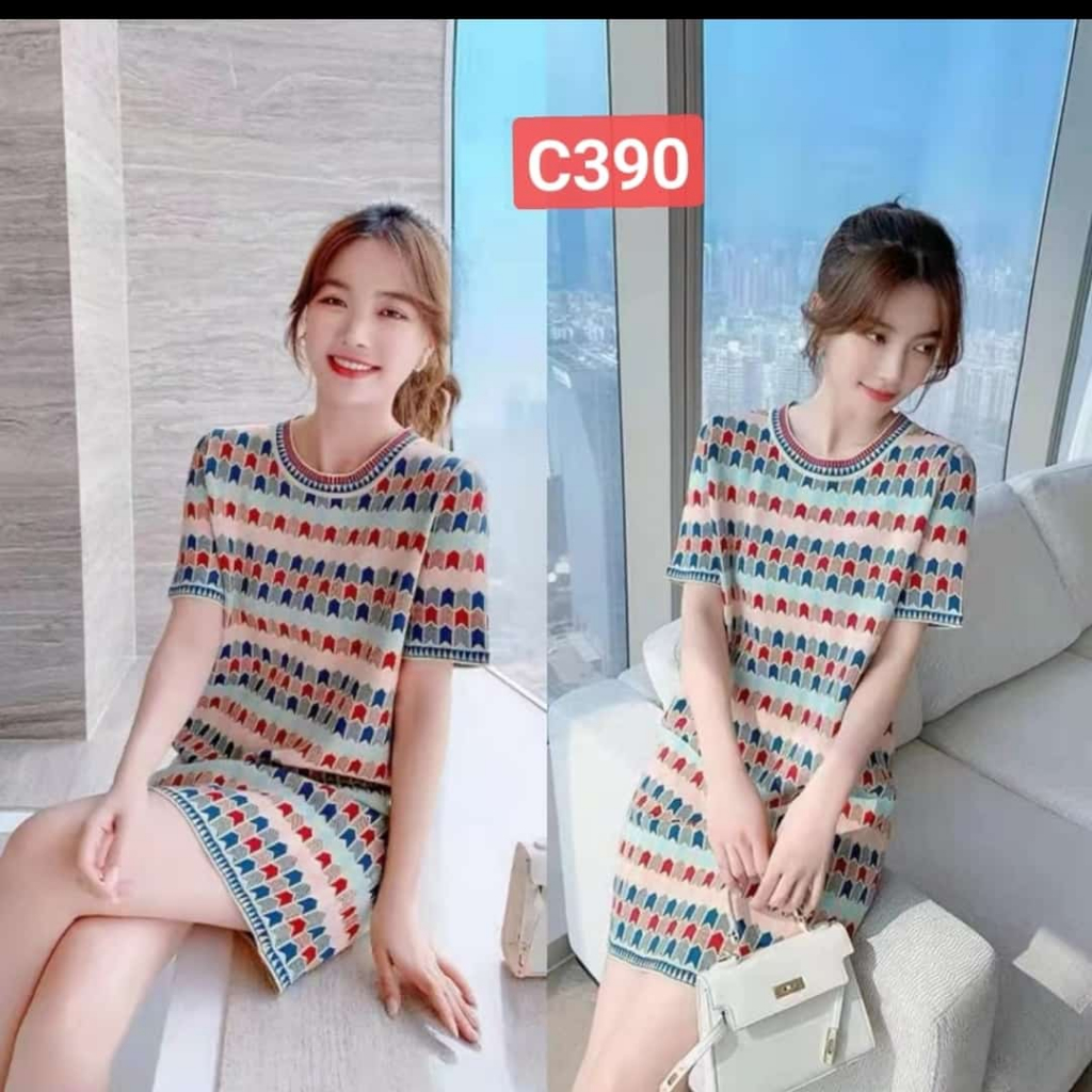 Dress Import Spandex glitter adem