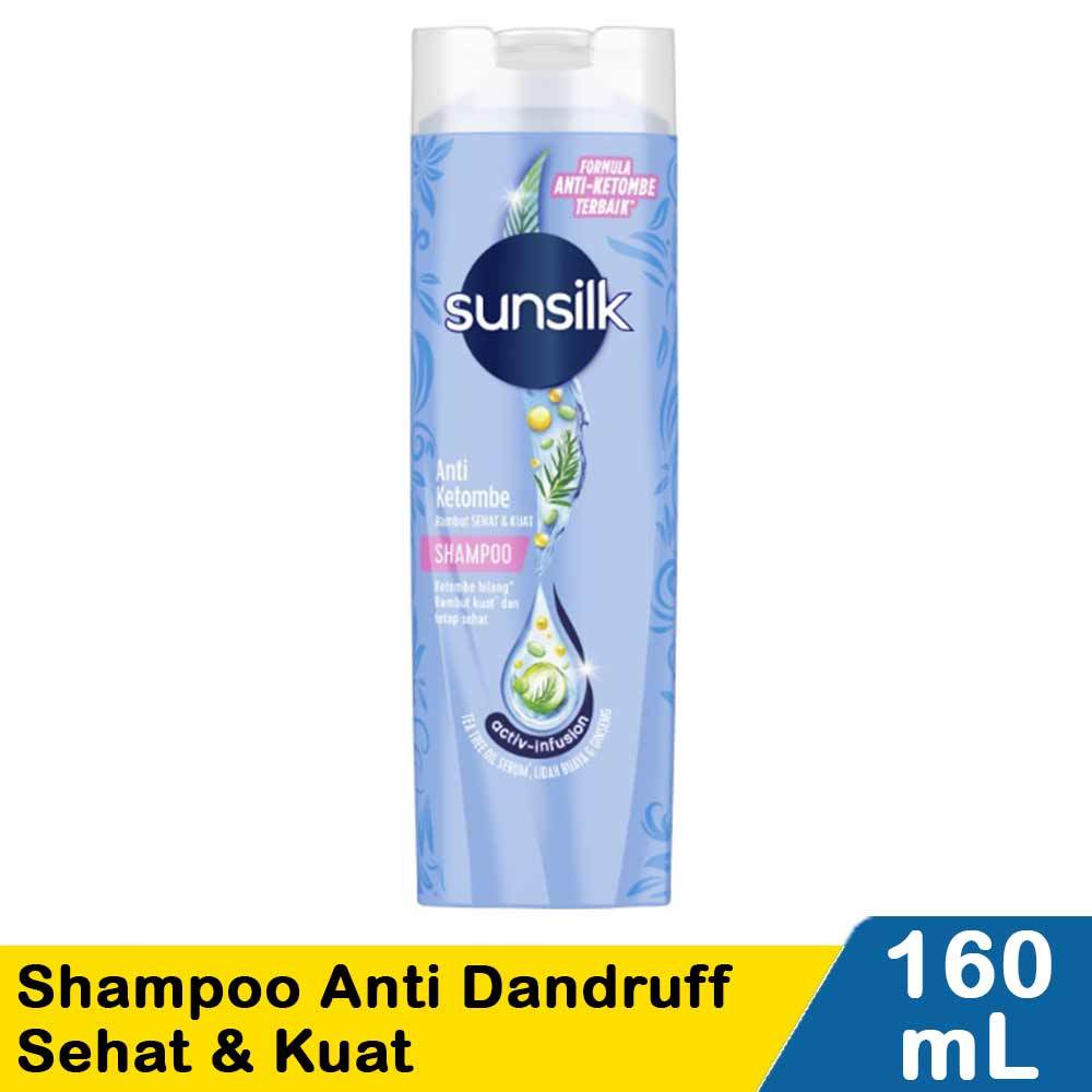 Sunsilk Shampoo Anti Dandruff Sehat & Kuat 160mL UNGU