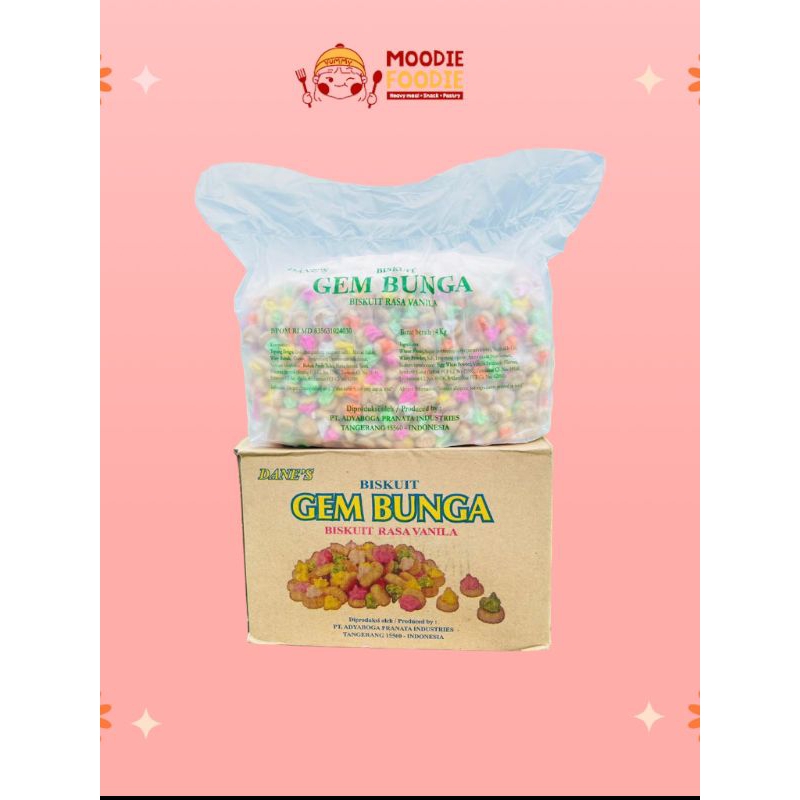 

Gem Bunga 1kg 500gram