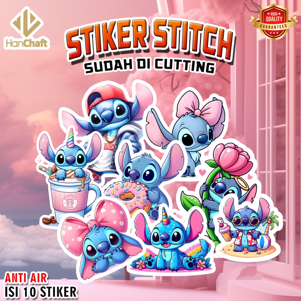 

STIKER AESTETHIC STITCH STIKER CASE DAN HP