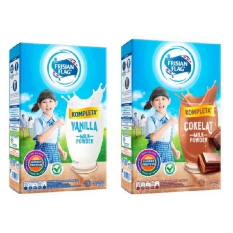 

FRISIAN FLAG KOMPLETA 400G COKELAT //VANILA MILK POWDER