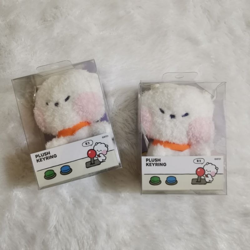 READY STOCK BT21 RJ MININI PLUSH KEYRING OFFICIAL LINE FRIENDS
