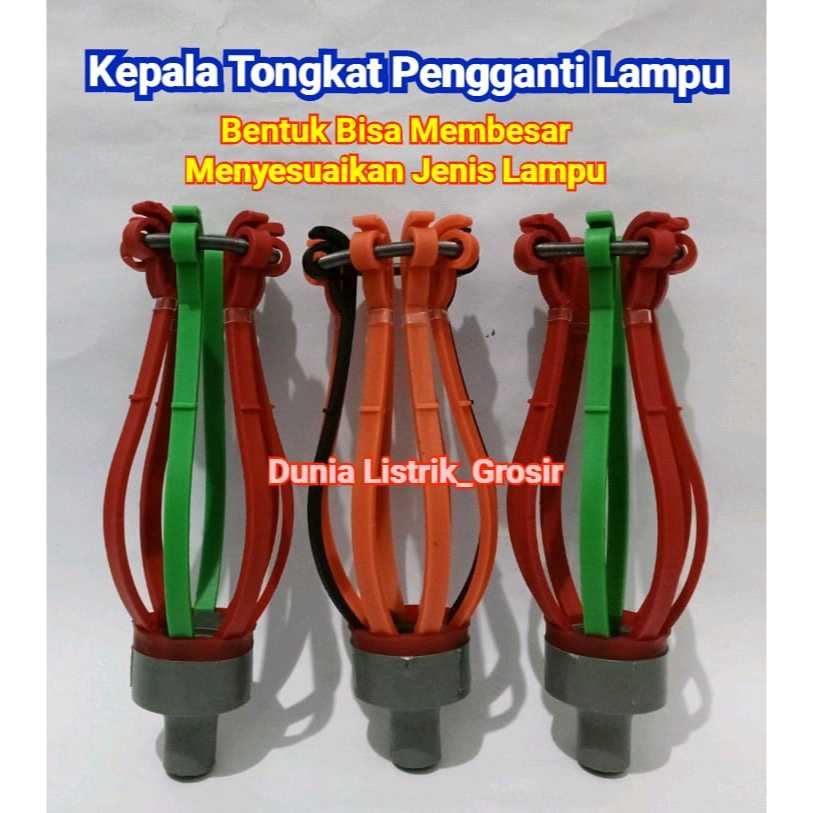 Kepala Stick Stik Tongkat Lampu 8 Jari Tongkat Lampu Stik Pengganti Lampu Kepala Saja GROSIR MURAH