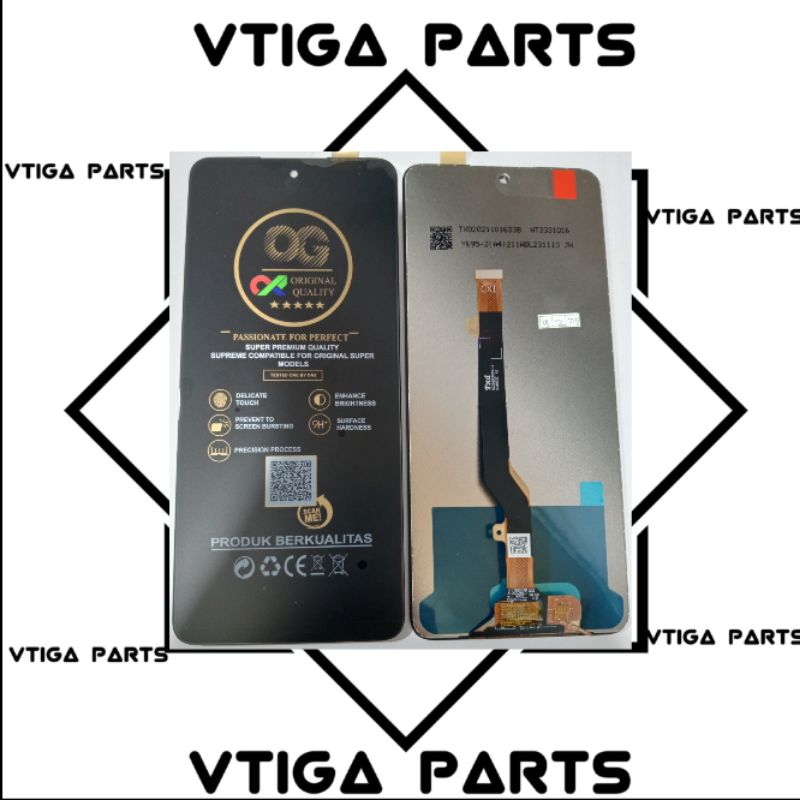 LCD FULLSET  INFINIX NOTE 10 / NOTE 11 PRO / NOTE 11S BLACK