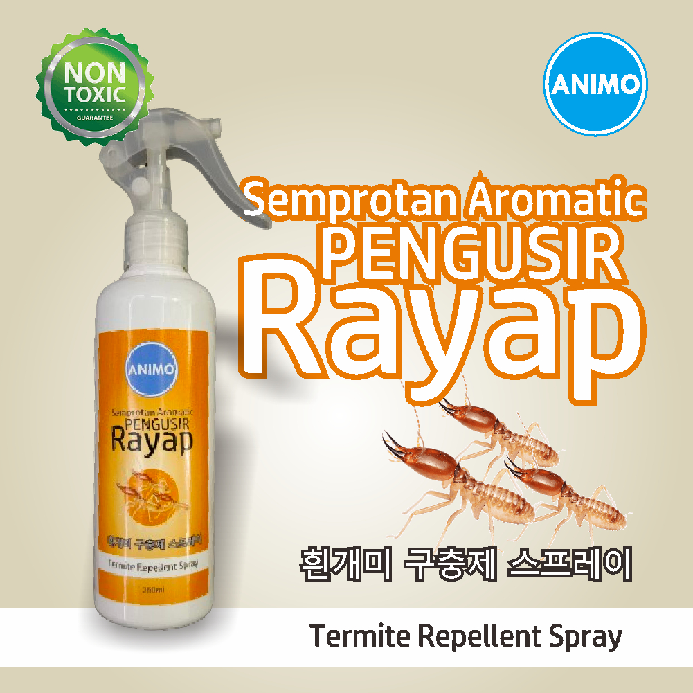 Animo Aromatic Spray Pengusir Rayap - Anti Rayap Ampuh untuk Kayu dan Tembok