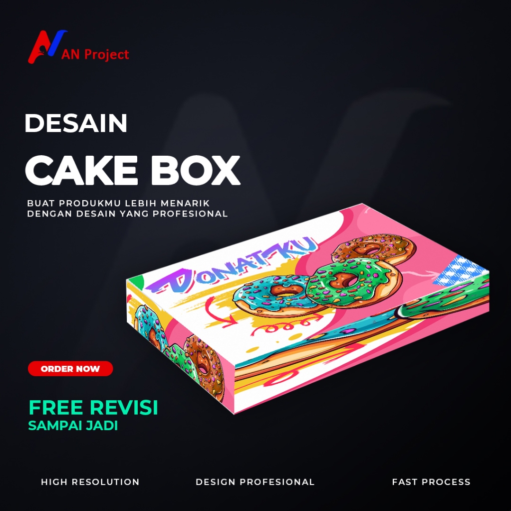 Jasa Desain Kemasan Box Makanan//anproject