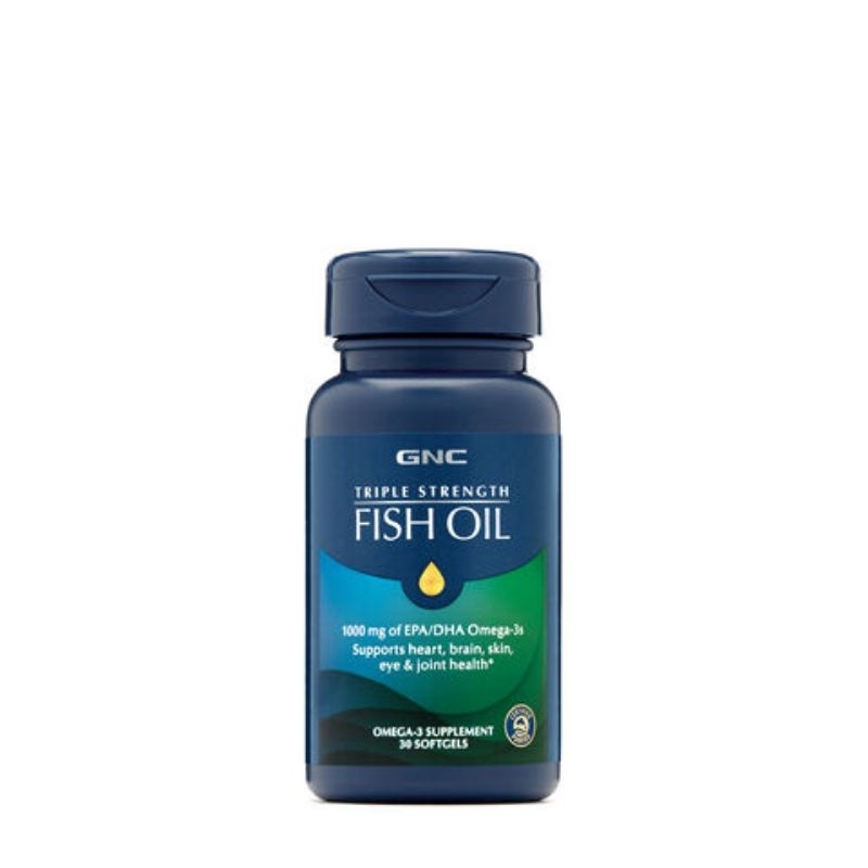 GNC Triple Strength Fish Oil Plus - 30 Softgels