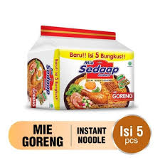 

SEDAAP MIE GORENG ISI 5 BUNGKUS X 90 GR. Ready.