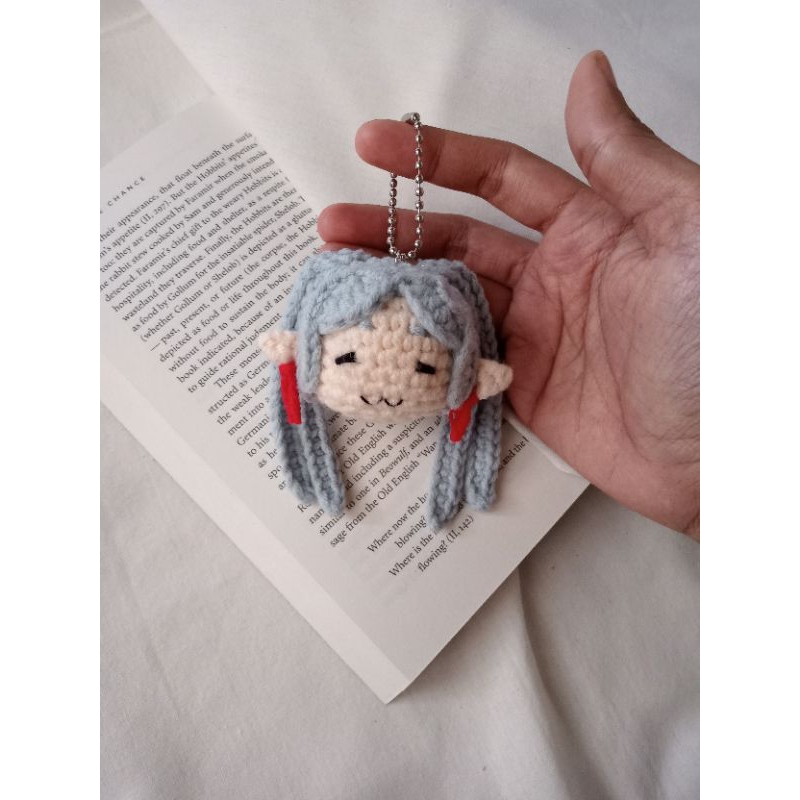 Frieren Keychain - Sousou no frieren gantungan kunci lucu boneka frieren