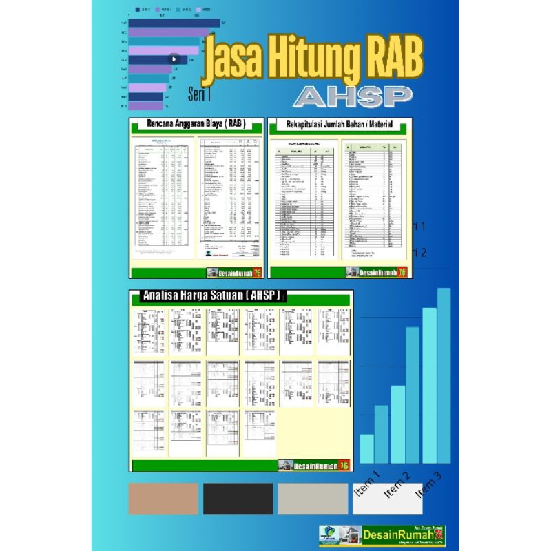 JASA HITUNG RAB, AHSP, MATERIAL BANGUNAN. Arsitek rumah, jasa desain rumah