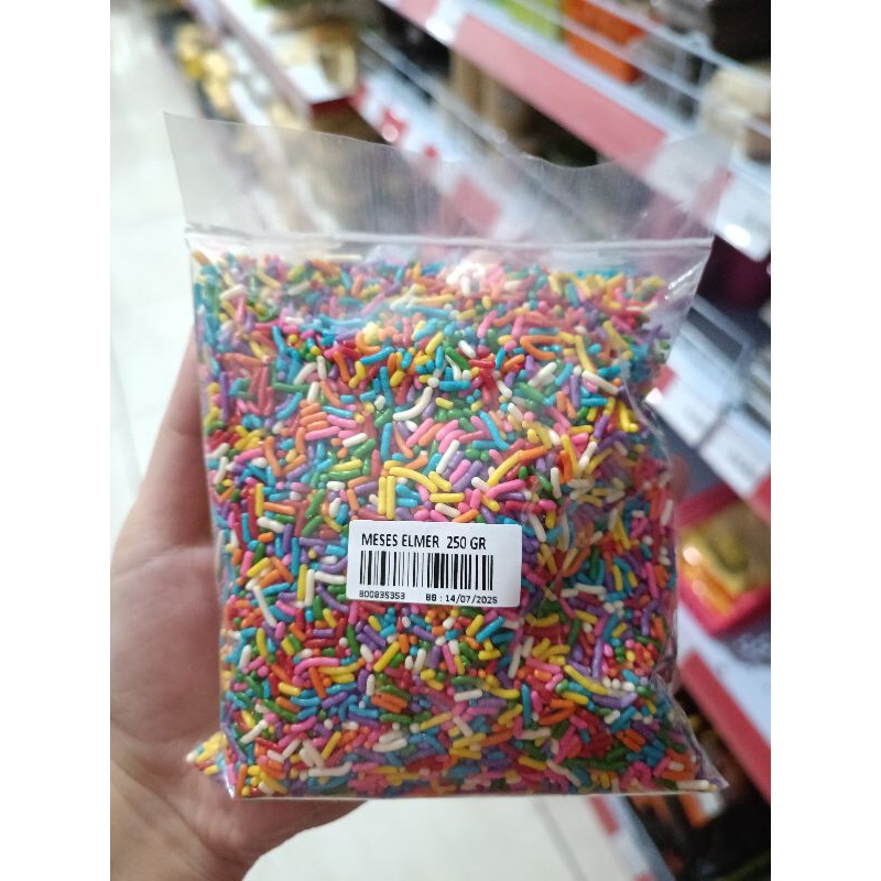 

[ 250 GRAM ] Meses Warna Warni Elmer Rainbow Springkle