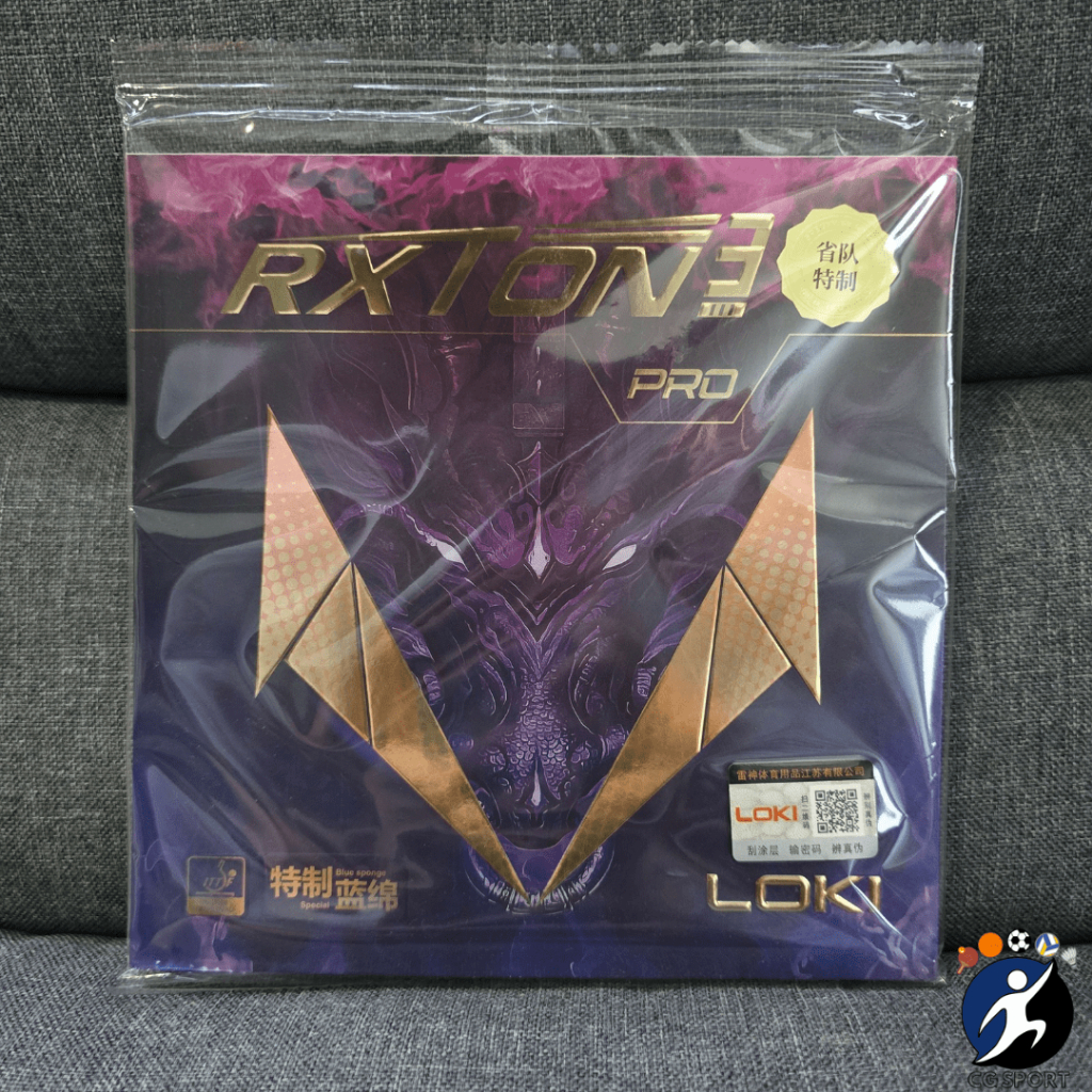 Karet Pingpong Loki Rxton 3 Pro Blue Sponge