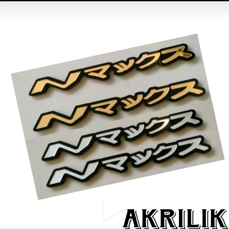 emblem nmax japan akrilik emblem logo nmax