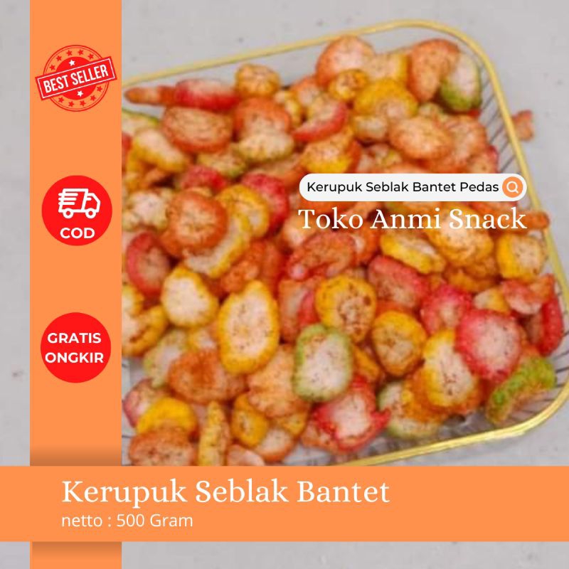 

Sebring / Kerupuk Seblak Kering Pedas Bantet 500 Gram