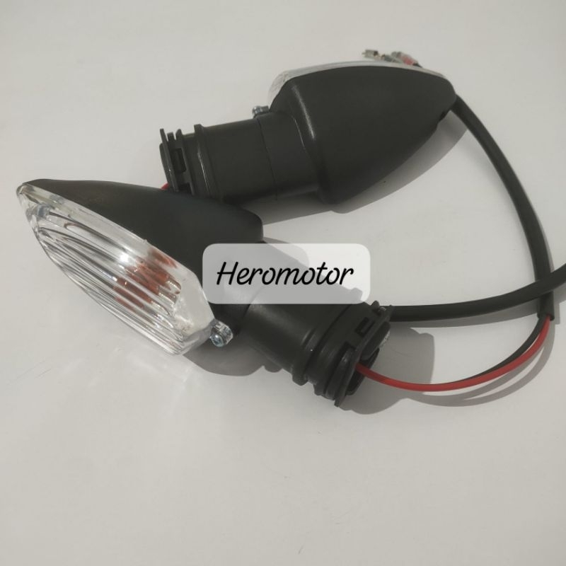 lampu sein standar vixion new baut / klip universal semua motor harga sepasang  / sen standar vixion