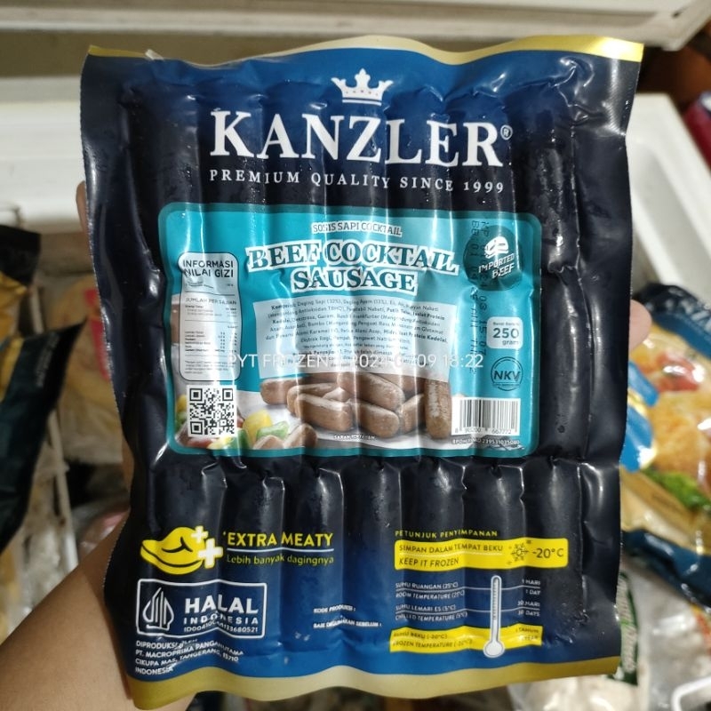 

KANZLER BEEF COCKTAIL SAUSAGE 250GRAM