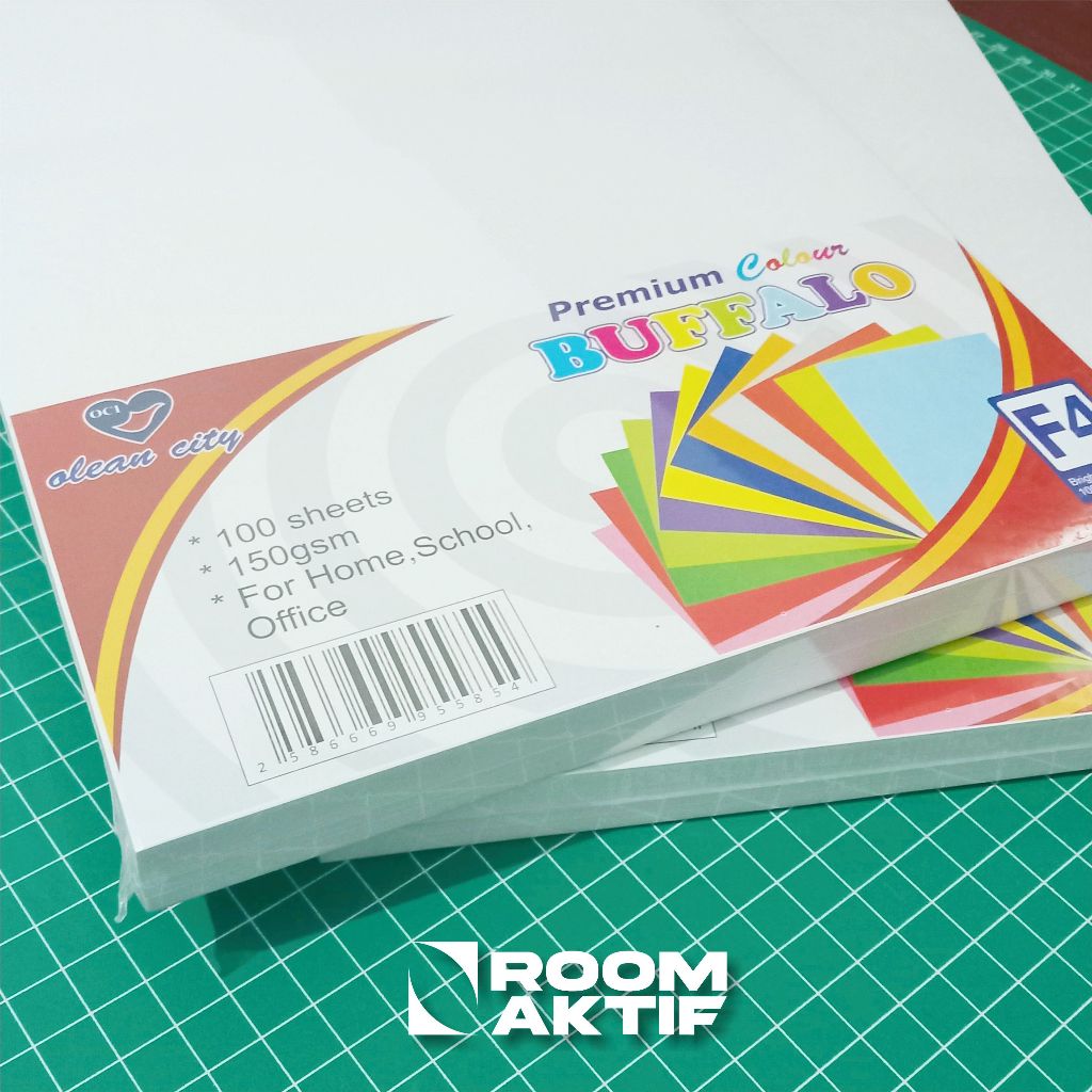 

KERTAS BUFFALO FOLIO PREMIUM OLEAN CITY 150 GSM (100 LEMBAR)