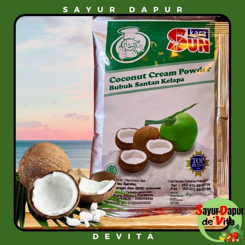 

Sun Kara, Bubuk Santan Kelapa, 20 gram
