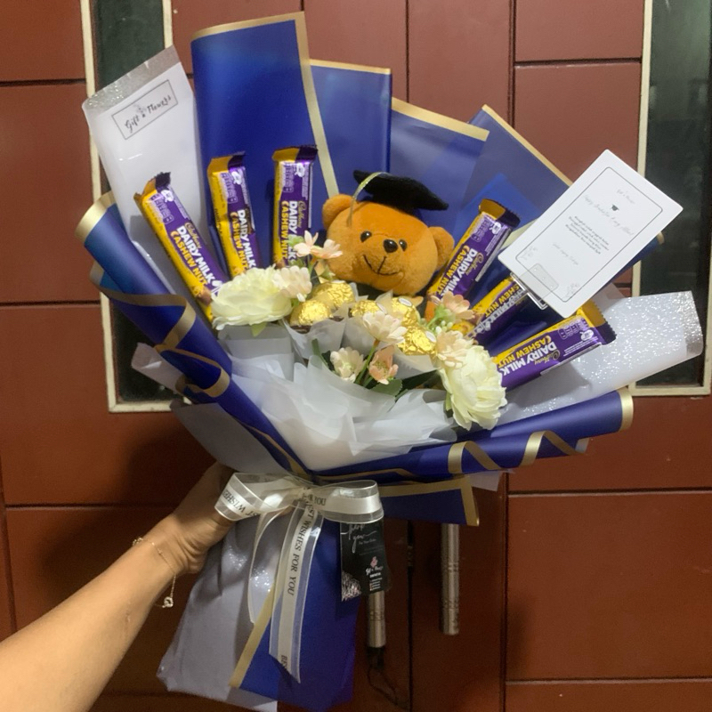 Bouquet Boneka Coklat / Buket Boneka Coklat