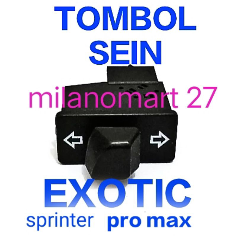tombol sein exotic sprinter pro max saklar reting riting sepeda motor listrik molis exotic sprinter 