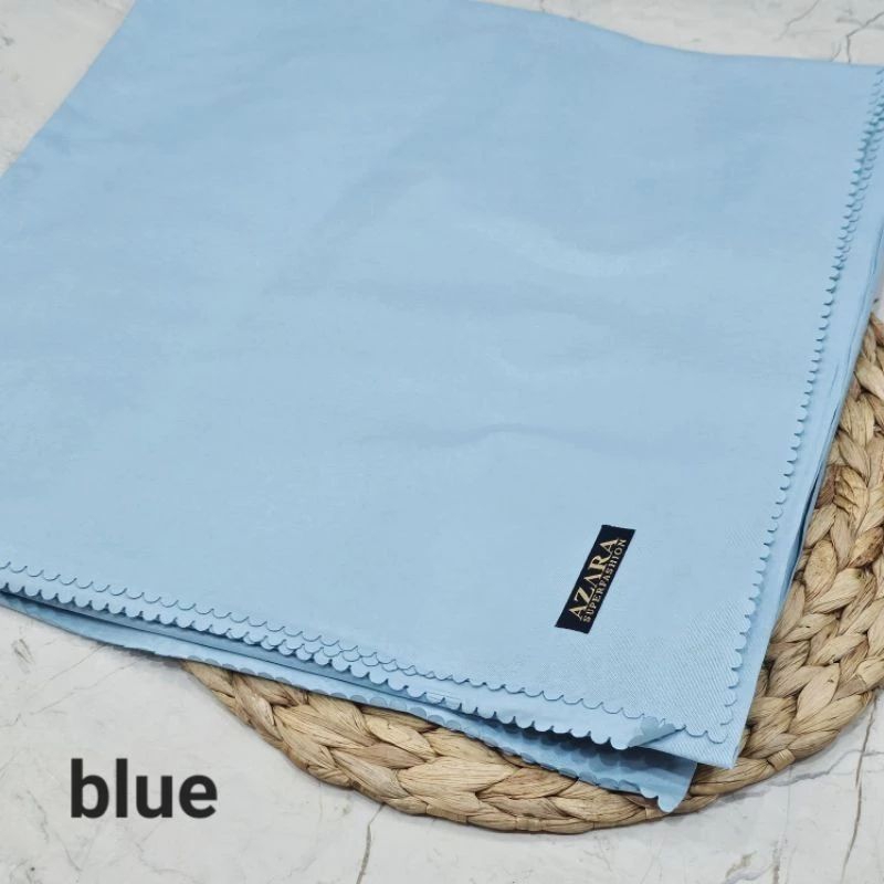 3 hijab Azara Polos Syar'i ukuran 130*130 Hijab Voal Syar'i Hijab Segi Empat Polos