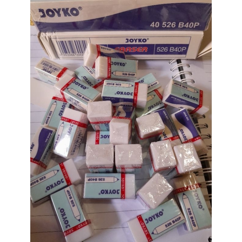 

ERASER/ penghapus kecil putih B40P (4pcs 2500).
